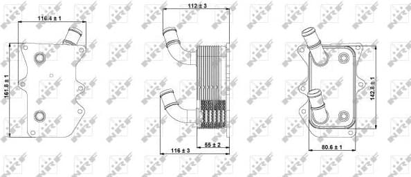 Oil Cooler, engine oil 31299