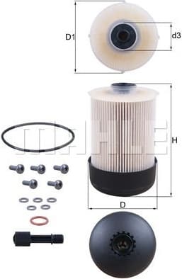 Filter diesel fuel KX338/22D - image 2