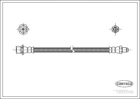 Brake Hose 19033100 - image 2