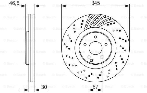 Brake Disc 0986479651 - image 2