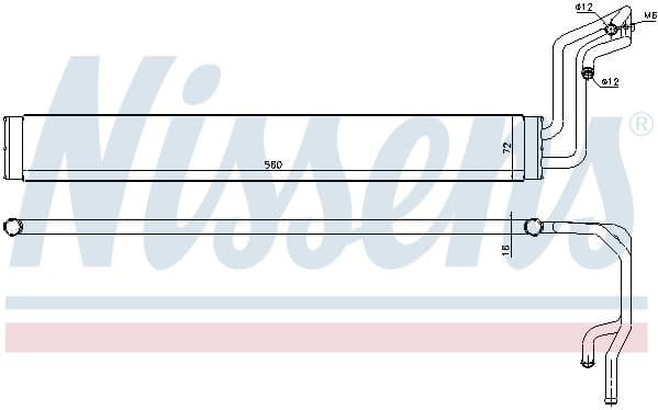 Oil Cooler, steering 90633 - image 2