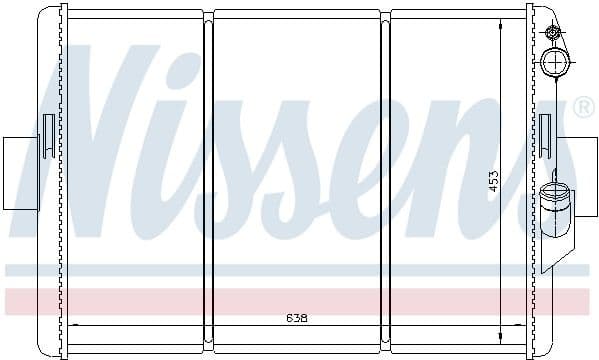 Radiator, engine cooling 62288