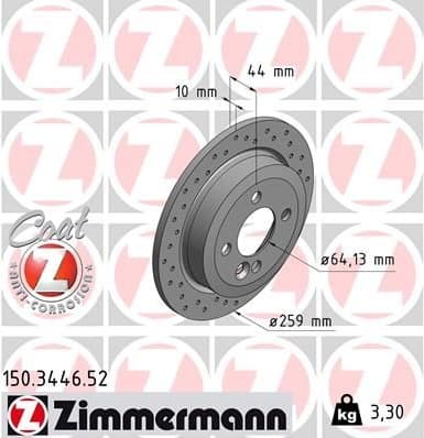 Brake Disc SPORT BRAKE DISC Z 150.3446.52
