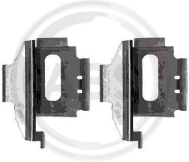 Accessory Kit, disc brake pad 1282Q