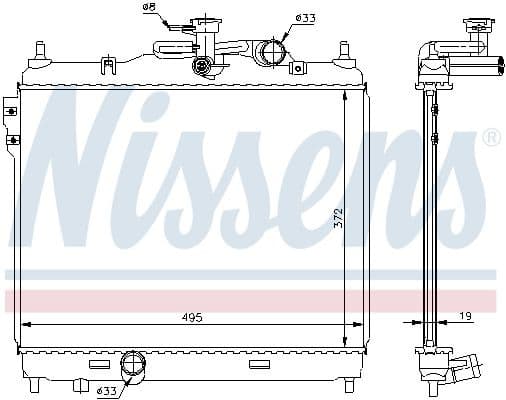 Radiator, engine cooling 67048 - image 2