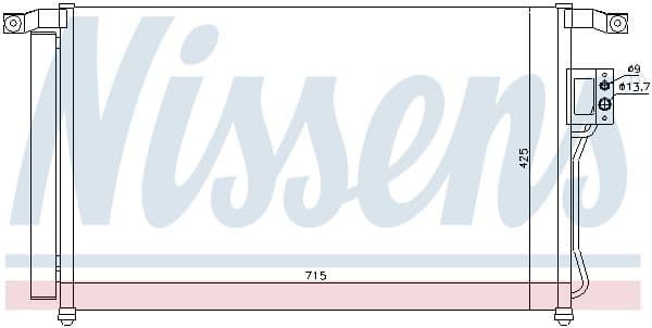 Condenser, air conditioning ** FIRST FIT ** 94869