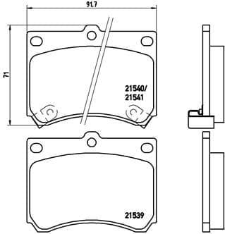 Brake Pad Set, disc brake PRIME LINE P49011