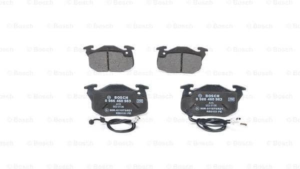 Brake Pad Set, disc brake 0986460983