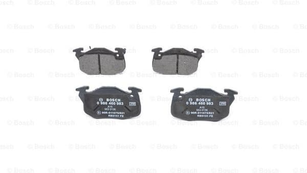 Brake Pad Set, disc brake 0986460983 - image 3