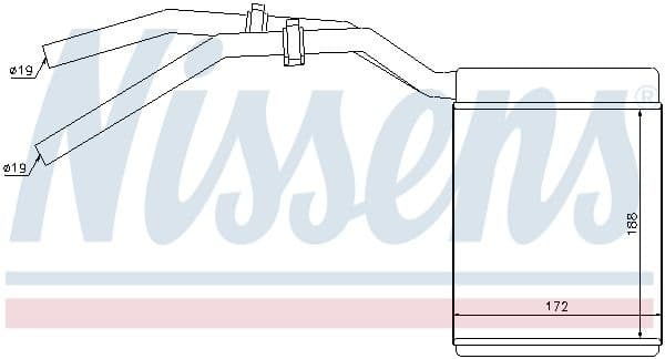 Heat Exchanger, interior heating 71770