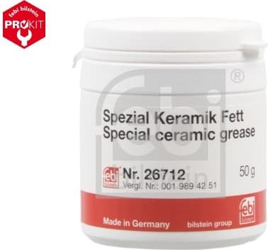 Keraminis plastinis tepalas pakaitinimo žvakėms ir purkštukams 50g FEBI atsparus aukštai temperatūrai - image 2