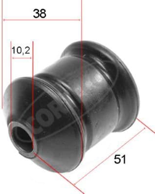 Mounting, control/trailing arm 80000469