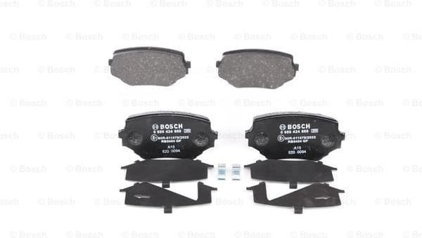 Brake Pad Set, disc brake 0986424669