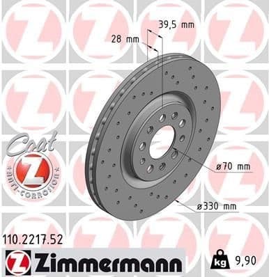 Brake Disc SPORT BRAKE DISC Z 110.2217.52
