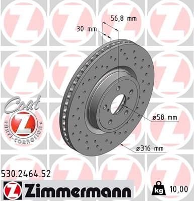Brake Disc SPORT BRAKE DISC Z 530.2464.52