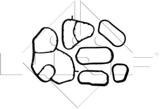 Oil Cooler, engine oil EASY FIT 31333 - image 3