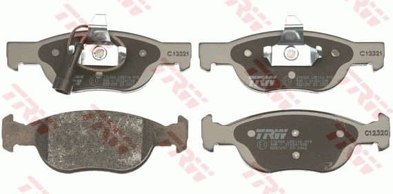 Brake Pad Set, disc brake COTEC GDB1291 - image 2