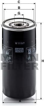 Oil Filter W1170/7