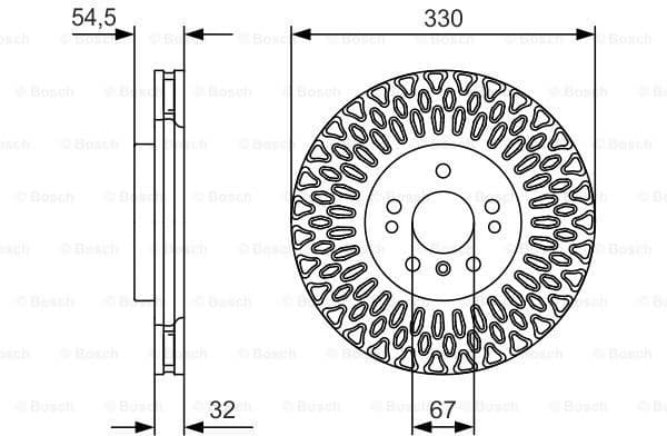 Brake Disc 0986479D08 - image 5