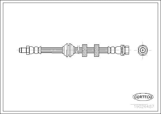 Brake Hose 19026487