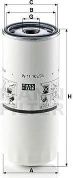 Oil Filter W11102/34