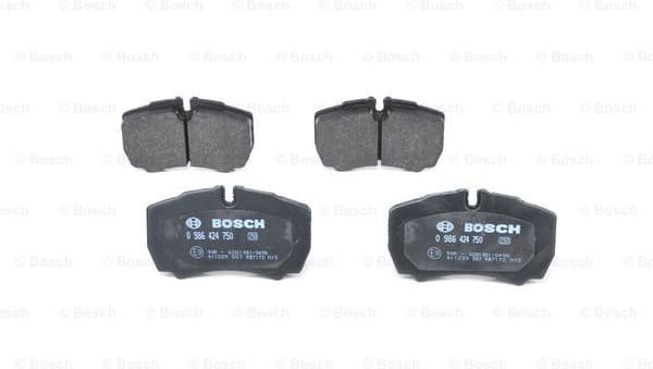 Brake Pad Set, disc brake 0986424750 - image 3