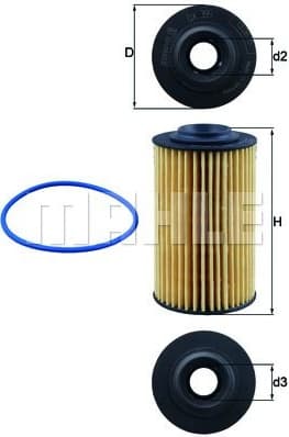 Filter oil OX399D