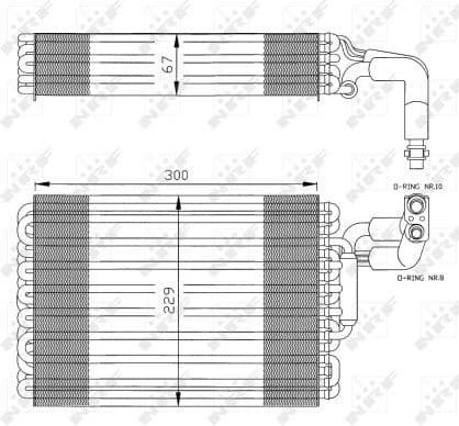 Evaporator, air conditioning EASY FIT 36030