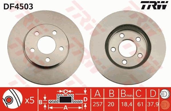 Brake Disc DF4503
