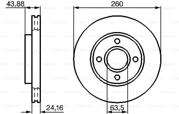 Brake Disc 0986478671 - image 2