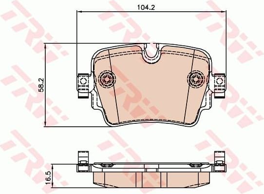 Brake Pad Set, disc brake GDB2066