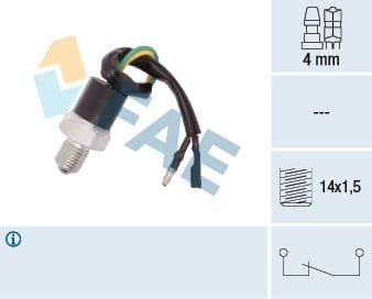 Switch, reverse light 41260