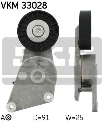 Belt Tensioner, V-ribbed belt VKM 33028