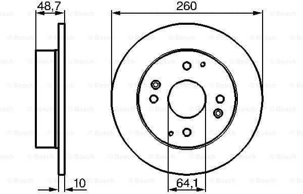 Brake Disc 0986478172