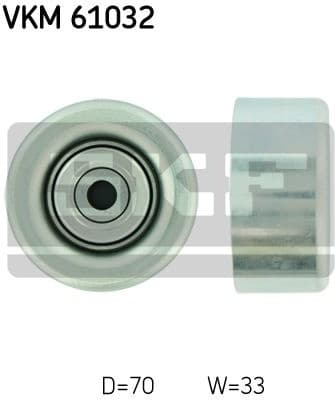 Deflection/Guide Pulley, V-ribbed belt VKM 61032