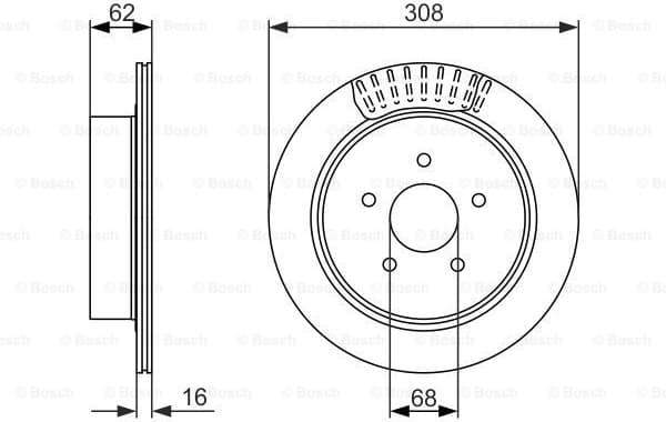 Brake Disc 0986479606