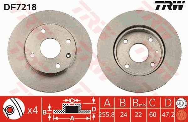 Brake Disc DF7218