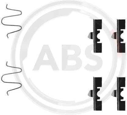 Accessory Kit, disc brake pad 1170Q