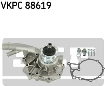 Water Pump, engine cooling Aquamax VKPC 88619