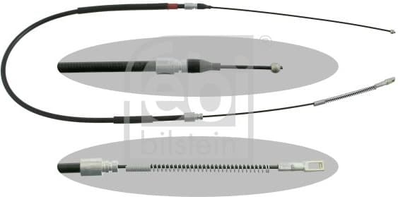 Cable Pull, parking brake 01657