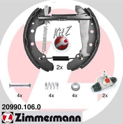 Brake Shoe Set KIT Z 20990.106.0