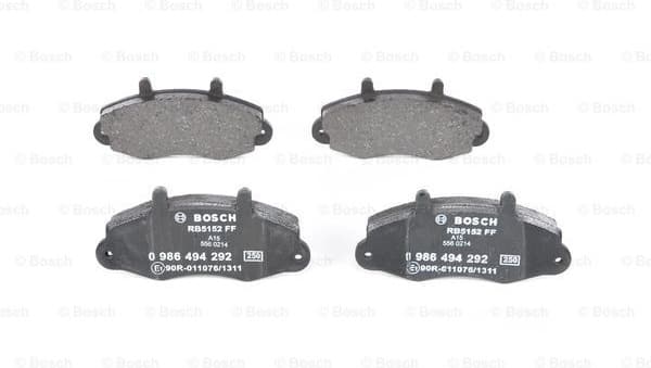 Brake Pad Set, disc brake 0986494292 - image 3
