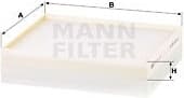 Filter, cabin air CU24017