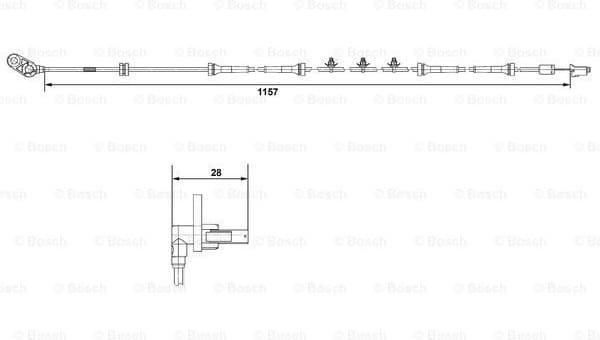 Sensor, wheel speed 0265007463 - image 5