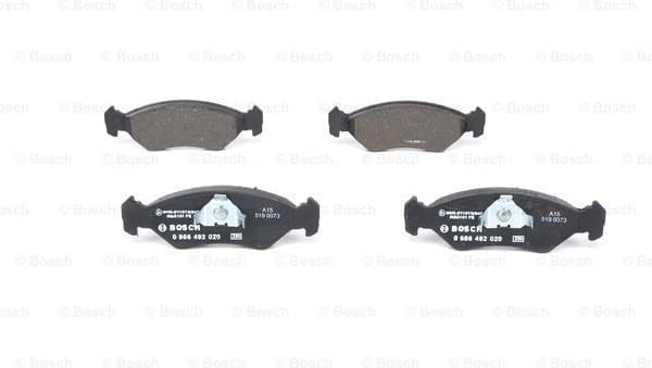 Brake Pad Set, disc brake 0986492020