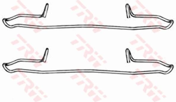 Accessory Kit, disc brake pad PFK349