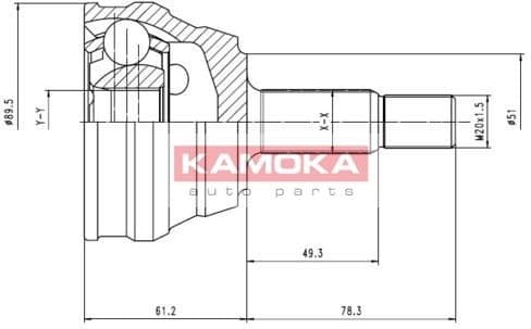 Joint Kit, drive shaft 7094