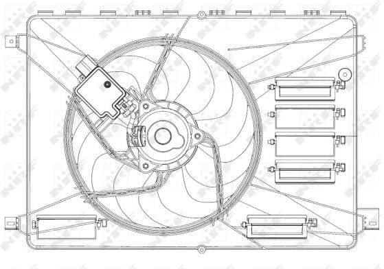 Fan, engine cooling 47626