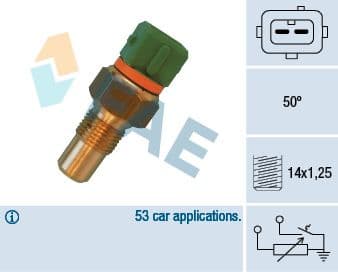Sensor, coolant temperature 34400