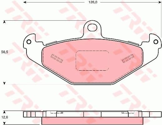 Brake Pad Set, disc brake GDB1494